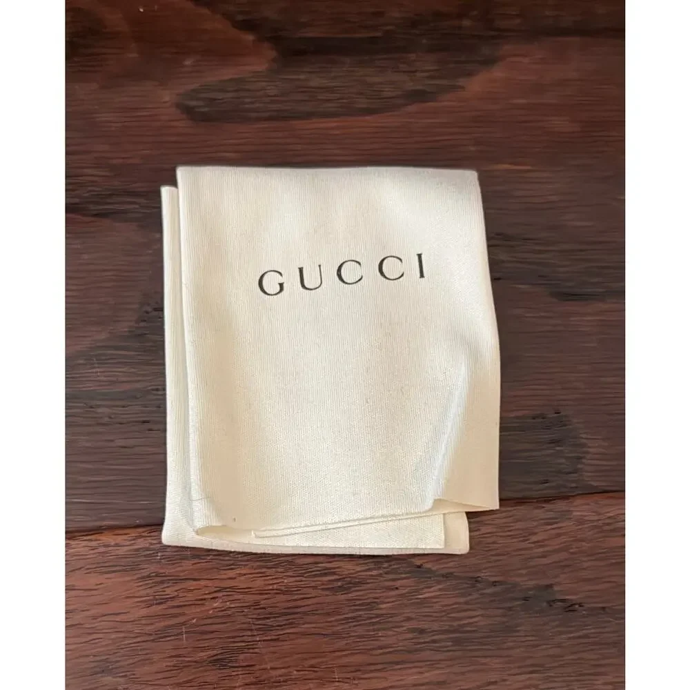$995 NIB Gucci White 77MM Butterfly Shape Saddle Nose Men's Sunglasses